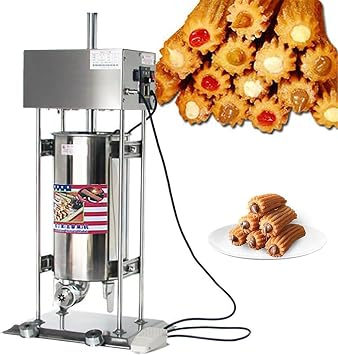 Commercial Churro Maker, 15l Churro Maker Machine Commercial, Stainless Steel Vertical Spanish Churro Maker Machines