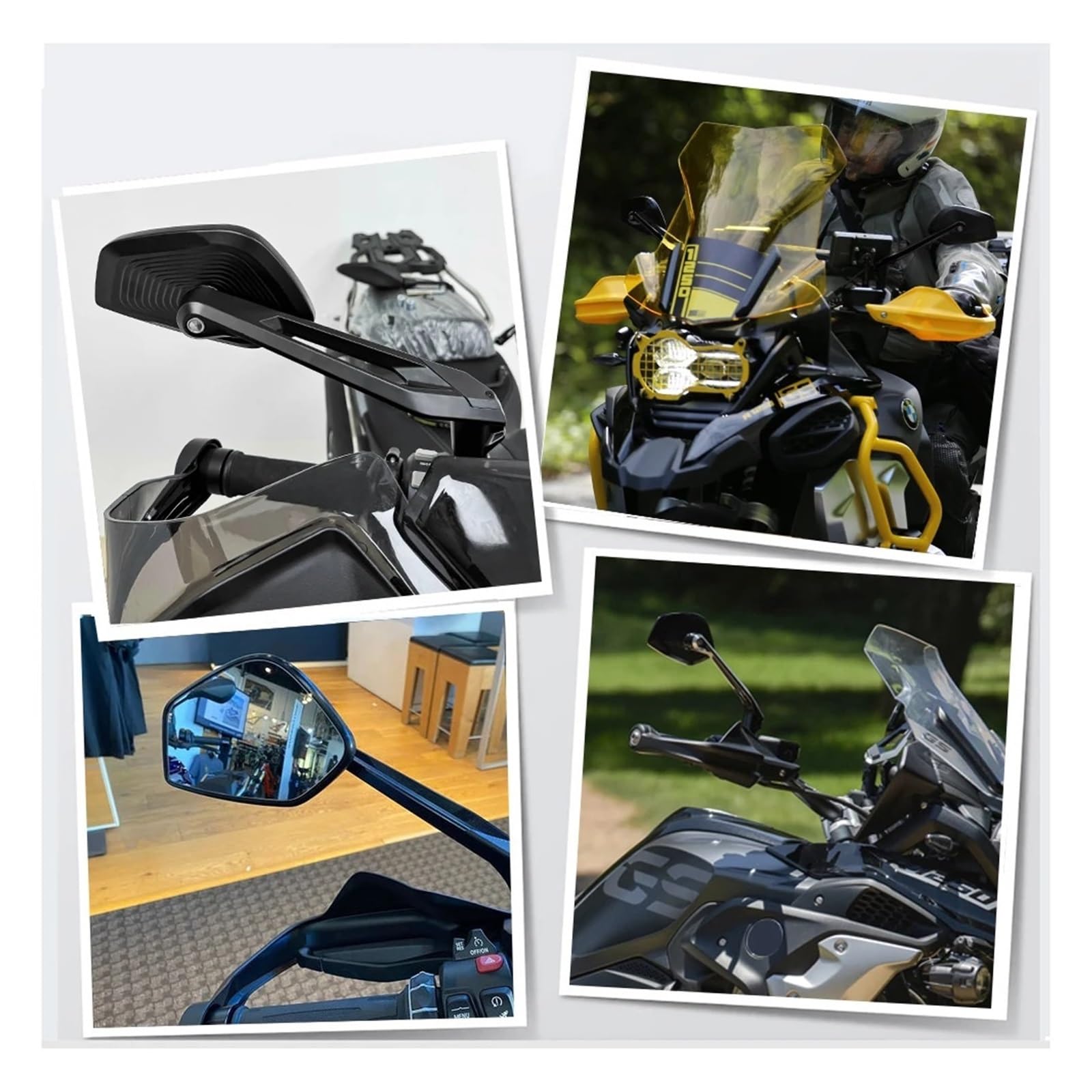 Amazon.com: Motorcycle Side Mirrors 2023 Rearview Mirror Fit For