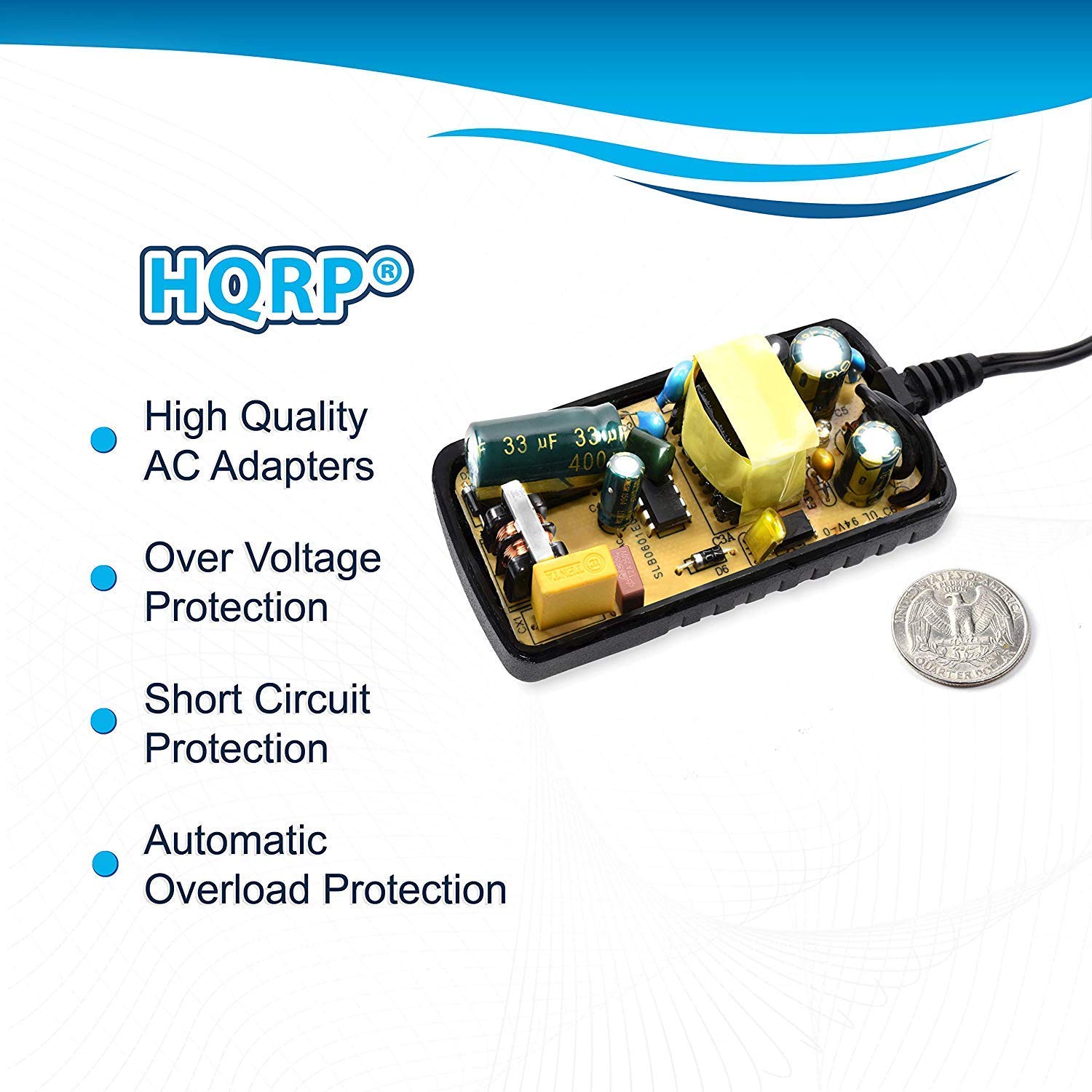Backup Charger 1枚 Amazon.com: HQRP Charger w/Small Jack Works with Booster PAC