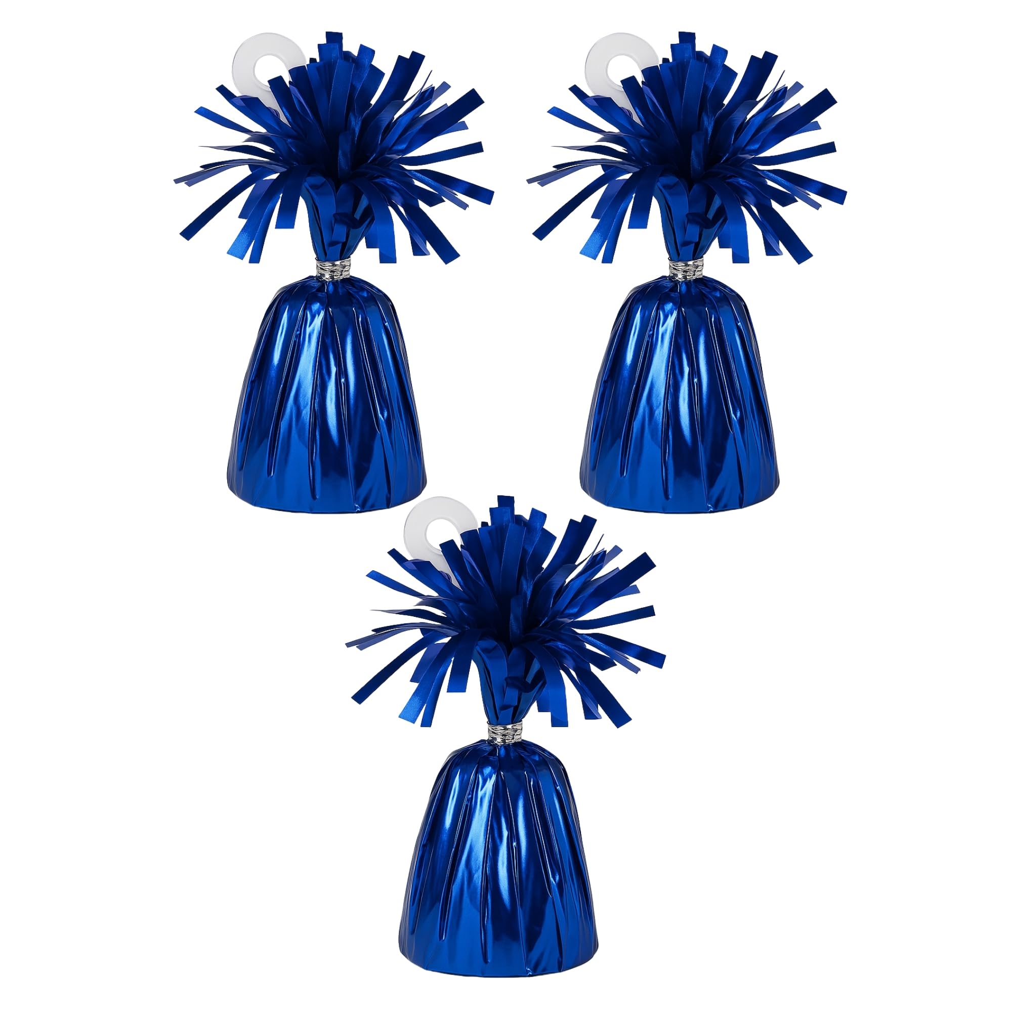 Foil Balloon Weights for Helium Balloons | Metallic Foil Balloon Holder | Birthday Parties, Events & Wedding Celebrations Decoration Accessory (Dark Blue, Pack of 3) โ image 1