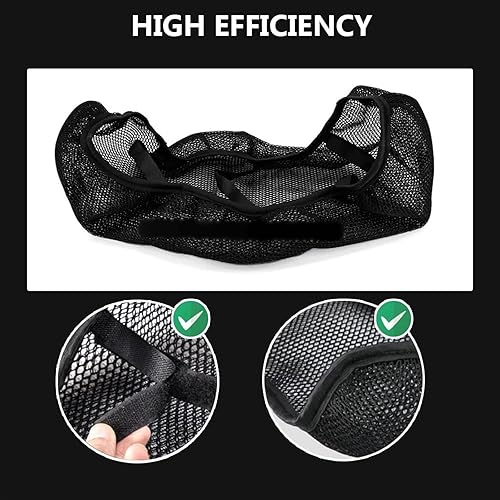 Miniatura 7 de Juego de asiento para Tracer 7 Tracer 700 GT MT-07 Tracer antideslizante tela de malla 3D funda de asiento de motocicleta transpirable impermeable