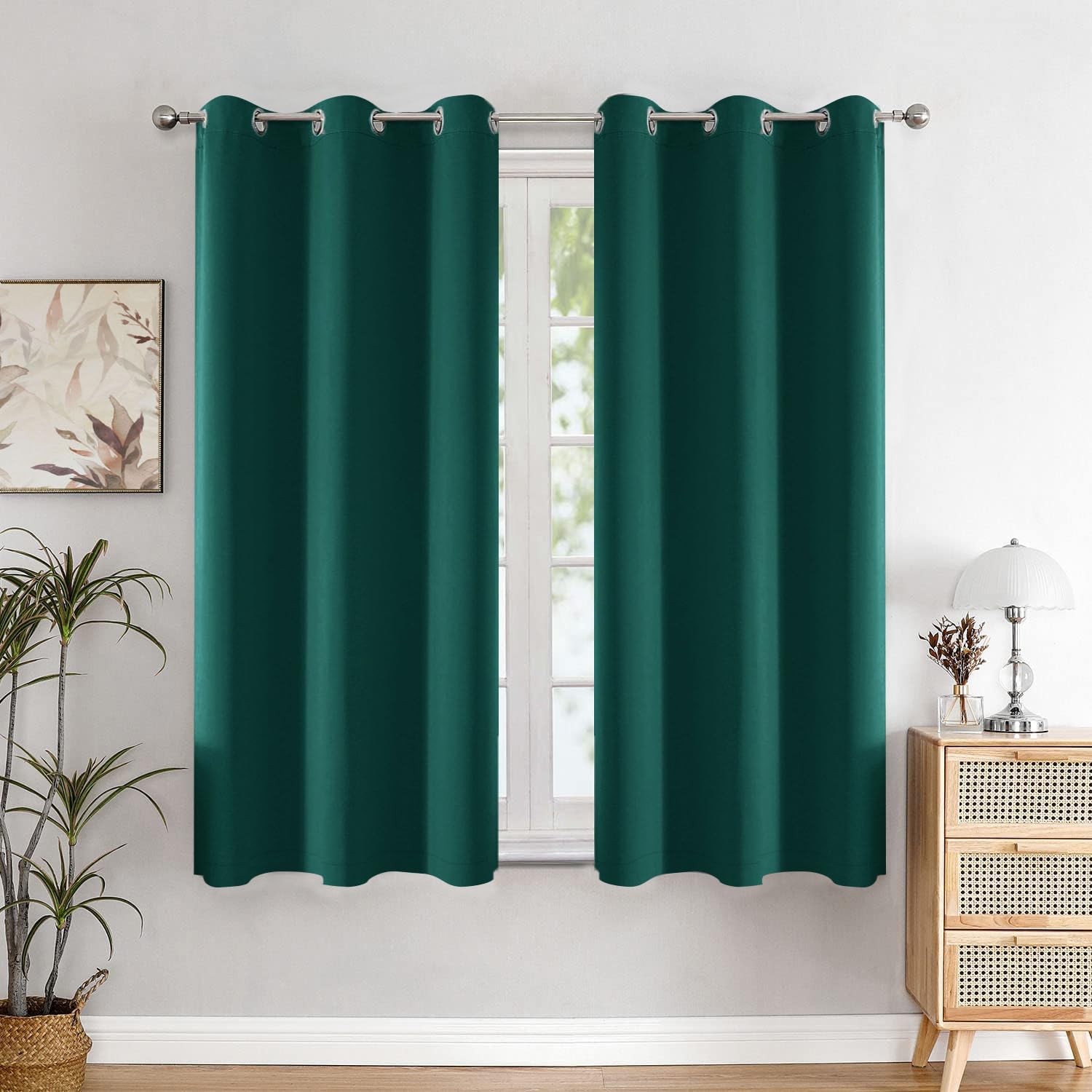 See full amazon price history chart for HOMEMONDE Curtains 5 Feet Long Single Piece - Blackout 75% Light Blocking Window Curtain, Room Privacy and Thermal Insulation Drapes with Eyelets - (60L x 46W Inch, Rama Green) HOMEMONDE Curtains 5 Feet Long Single Piece - Blackout 75% Light Blocking Window Curtain, Room Privacy and Thermal Insulation Drapes with Eyelets - (60L x 46W Inch, Rama Green) (B0D1QSDL8Y) Amazon Price History, Amazon Price Tracker