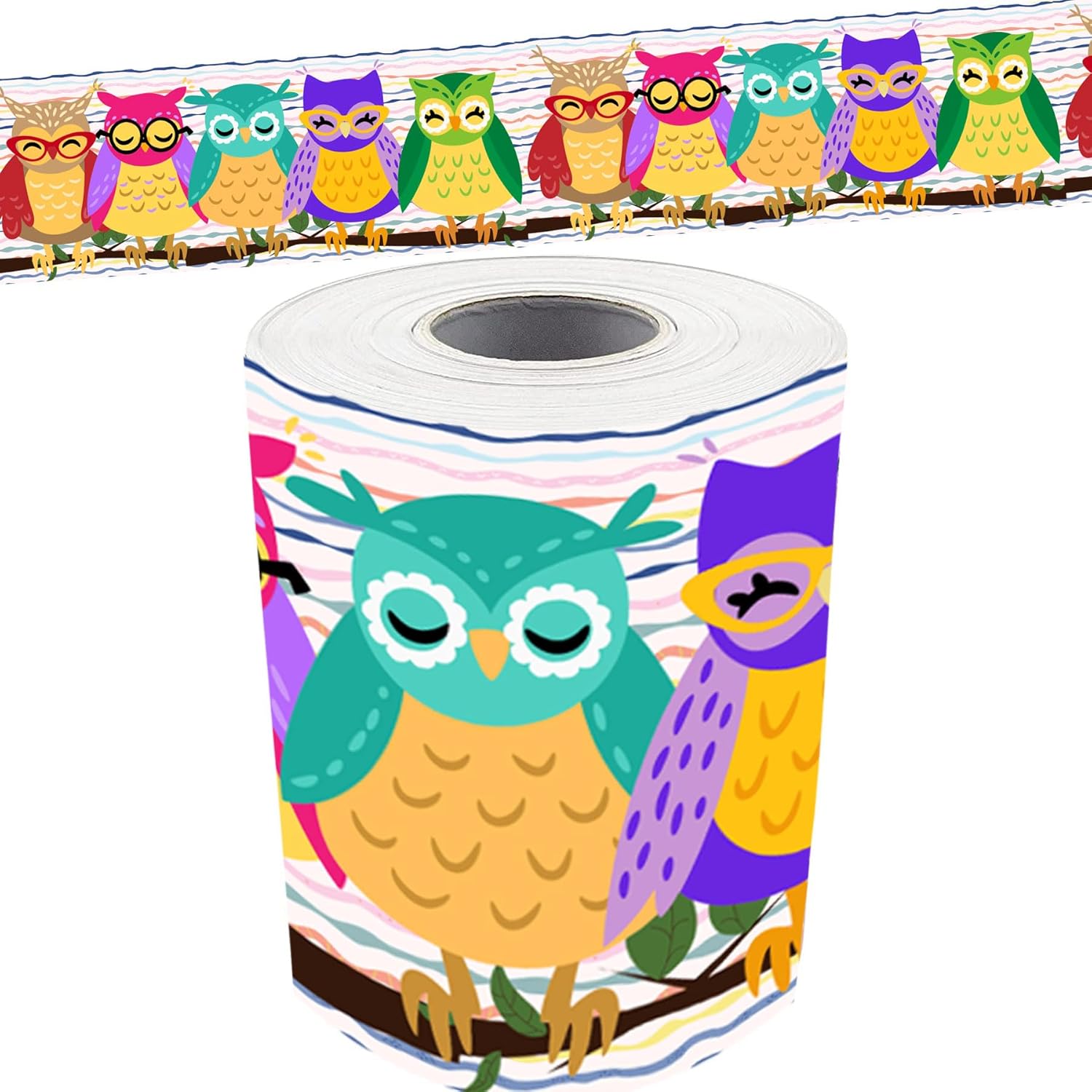 36 Feet Bulletin Board Border Decor Owls Bulletin Board
