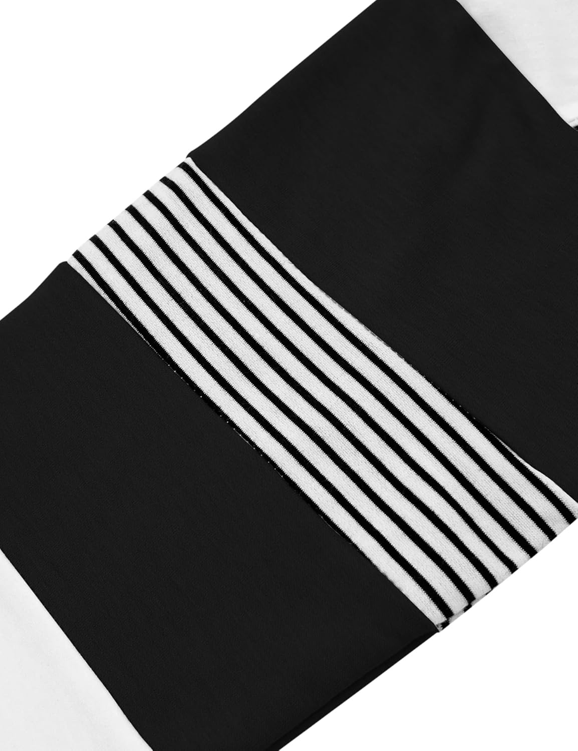 Floral Find Womens Casual Oversized Striped Colorblock Lightweight Sweatshirts Long Sleeve Crewneck Pullover Fall Tops - Image 5