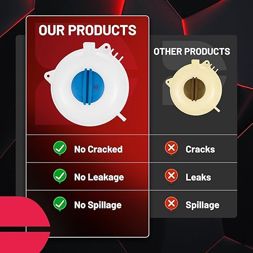 Miniatura 5 de BDFHYK Depósito de expansión de refrigerante del motor Depósito de desbordamiento compatible con Porsche Macan 2015-2018 3.0L 3.6L V6 Reemplazar