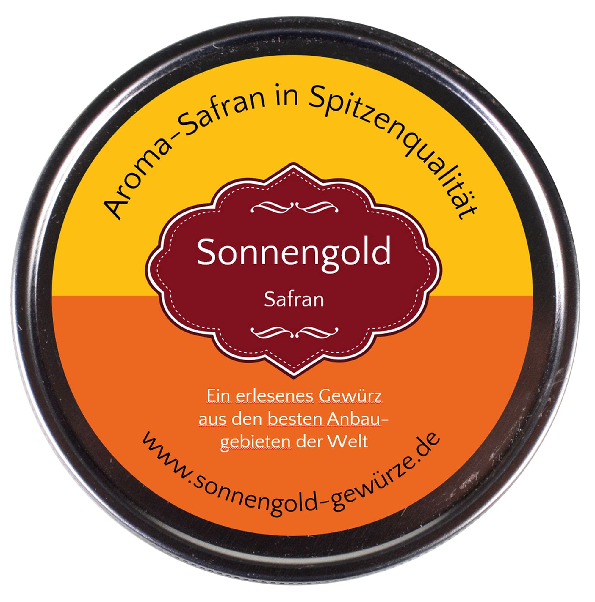 Sonnengold Safran-Pulver gemahlen, Top-Qualität - Spitzenkategorie 1 (20 Gramm)