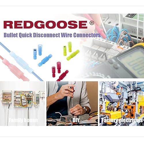 Miniatura 5 de 50 conectores de cable de desconexión rápida 18-14 AWG macho y hembra 25 pares