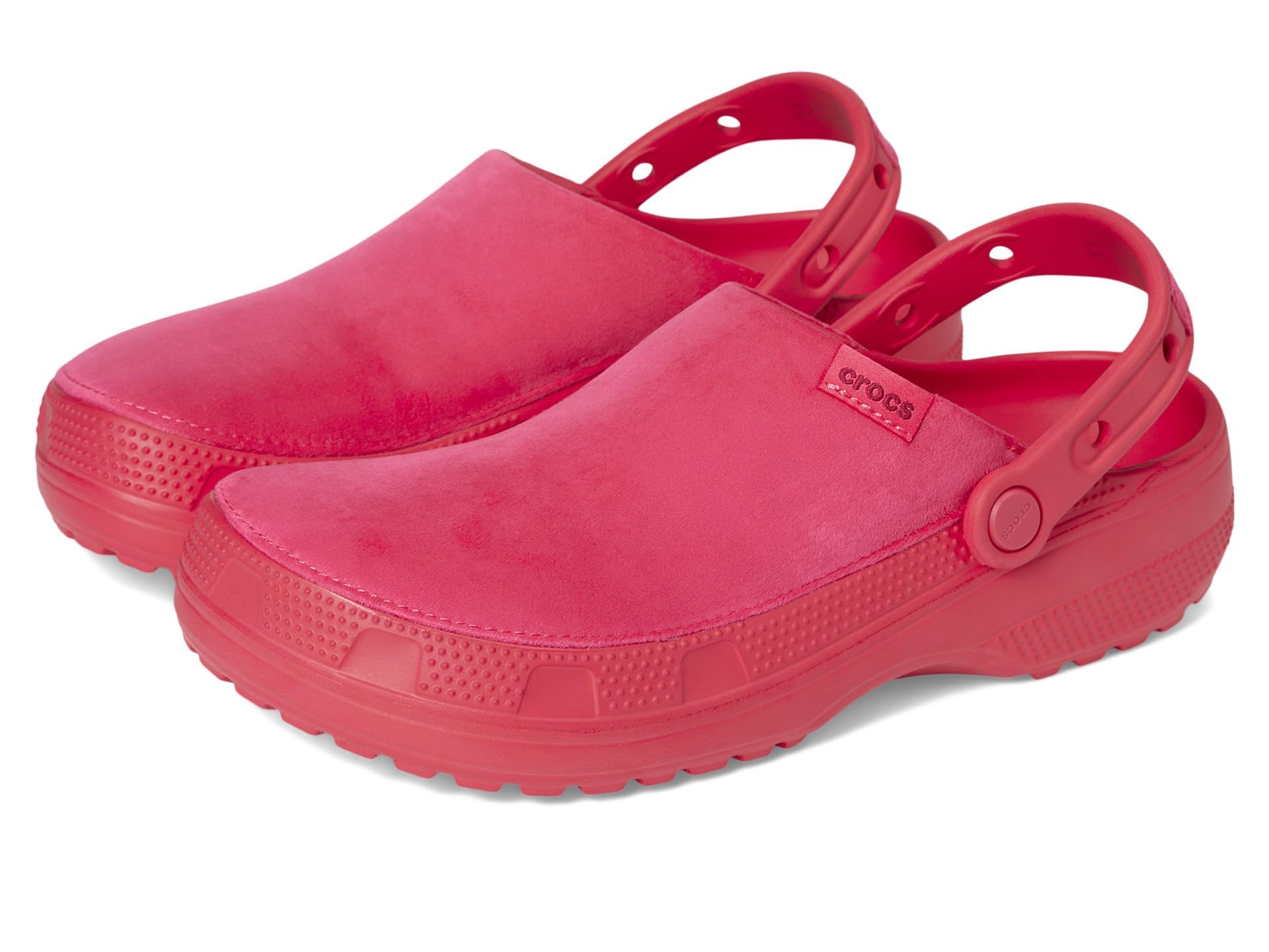 Crocs Unisex-Adult Classic Crafted Canvas &amp; Suede Clogs