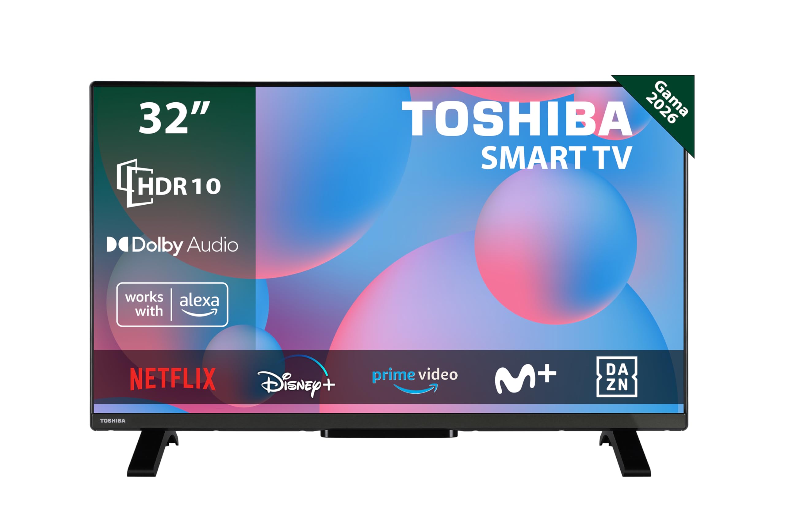 Toshiba 32WV2563DG Smart TV 32 Pulgadas, Resolución HD 1366 x 768