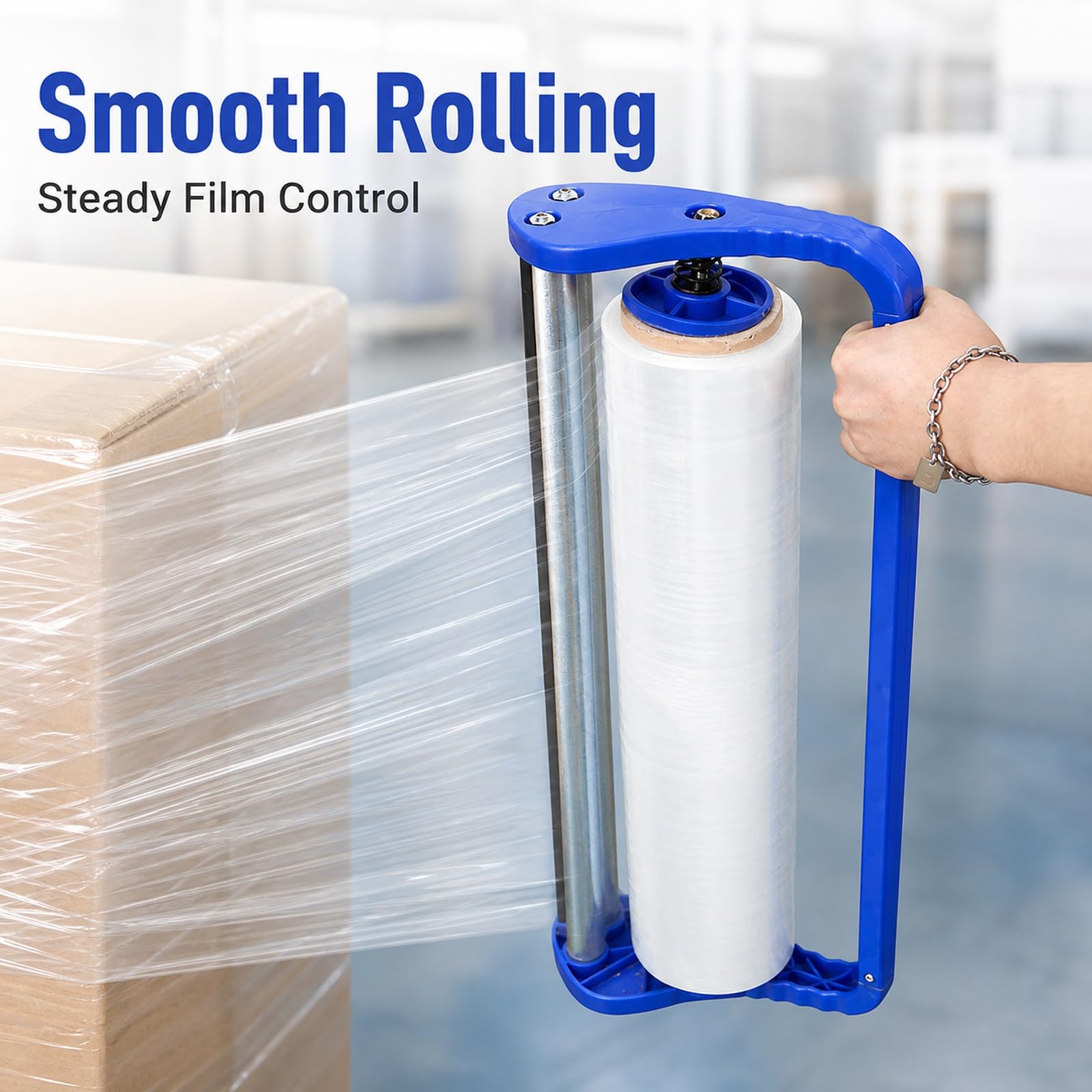 Dispenser Film Estensibile Manuale, Supporto per pellicola di imballaggio