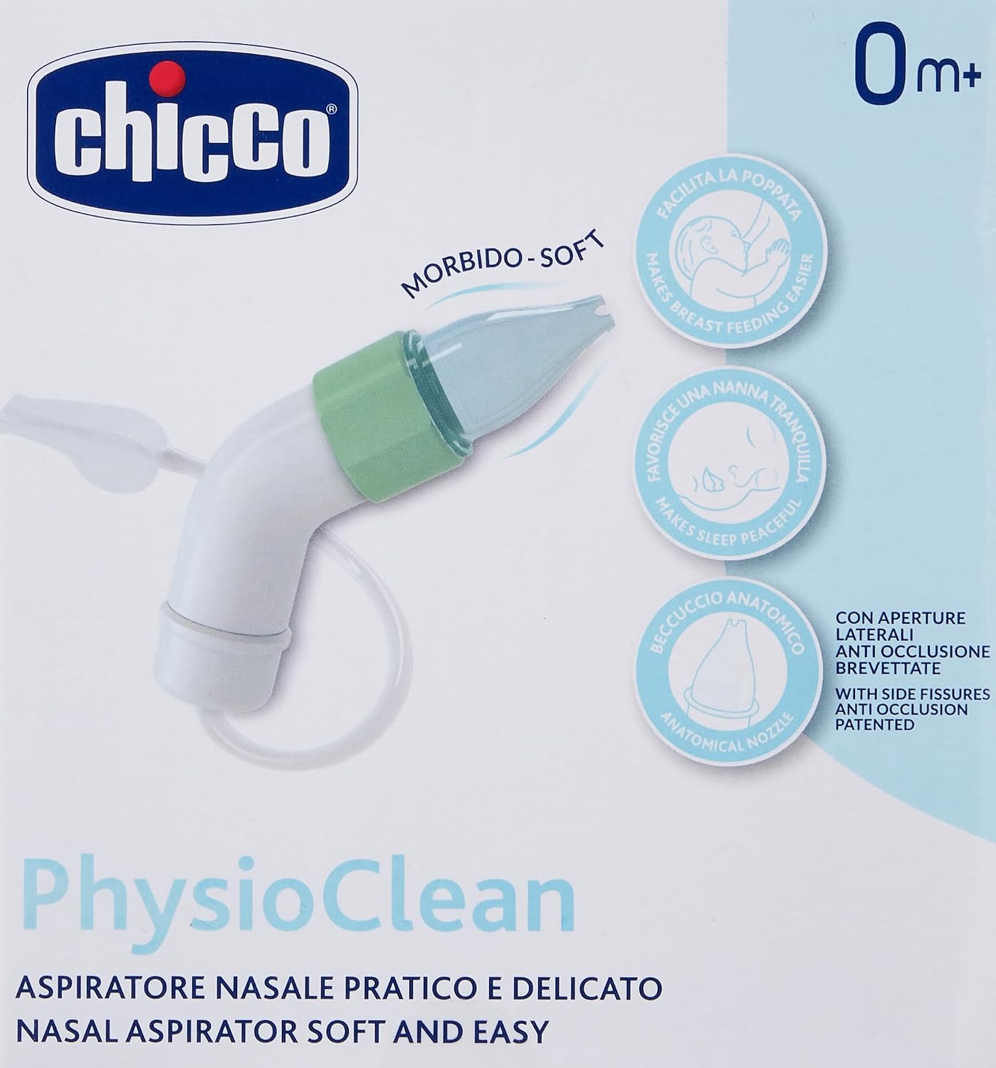 Chicco Phisio Clean Nasal Aspirator Soft and Easy