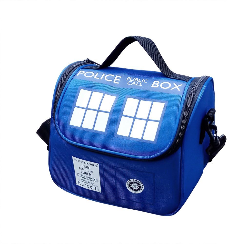 Police Public Call Box Lunch Bag