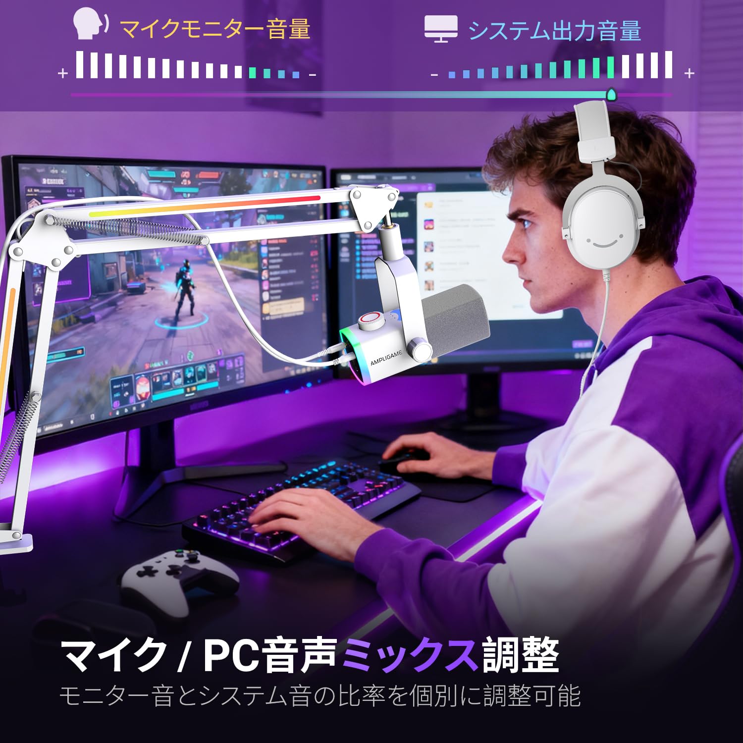 Amazon.co.jp: FIFINE USB/XLRダイナミックマイク 単一指向性 PC/PS4