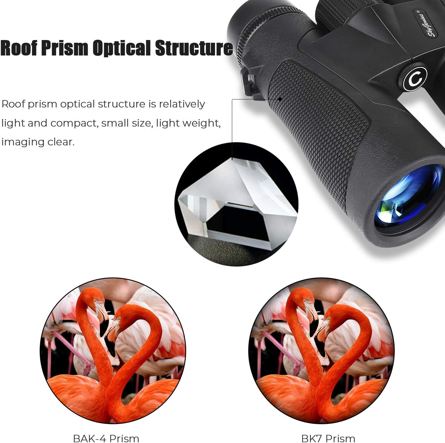 Flаѕh Sаlе SkyGenius 10x42 Binoculars for Bird Watching, Antifog Waterproof Binoculars for Adults, Bak-4 Roof Prism Quick Focus HD Binoculars for Sporting Event Sightseeing with Strip