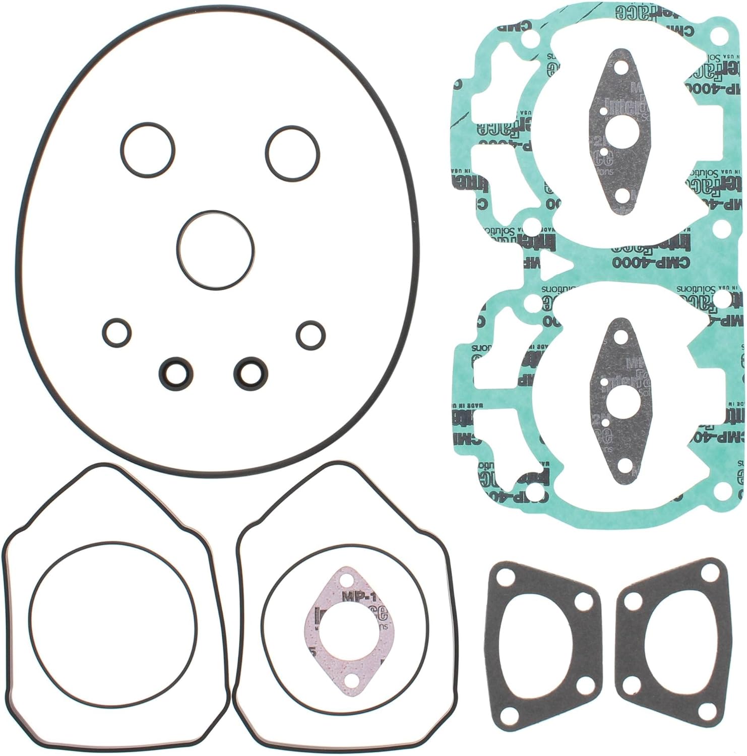 Vertex-Winderosa Full Top Gasket Set for Ski-Doo 500 SS GSX Sport 2004 2005 2006 2007 2008 2009, Summit Sport 600 2010 2011 2012 2013 2014 2015, Summit Everest 500 SS 2009, MX Z 500 SS Trail 2004-2007