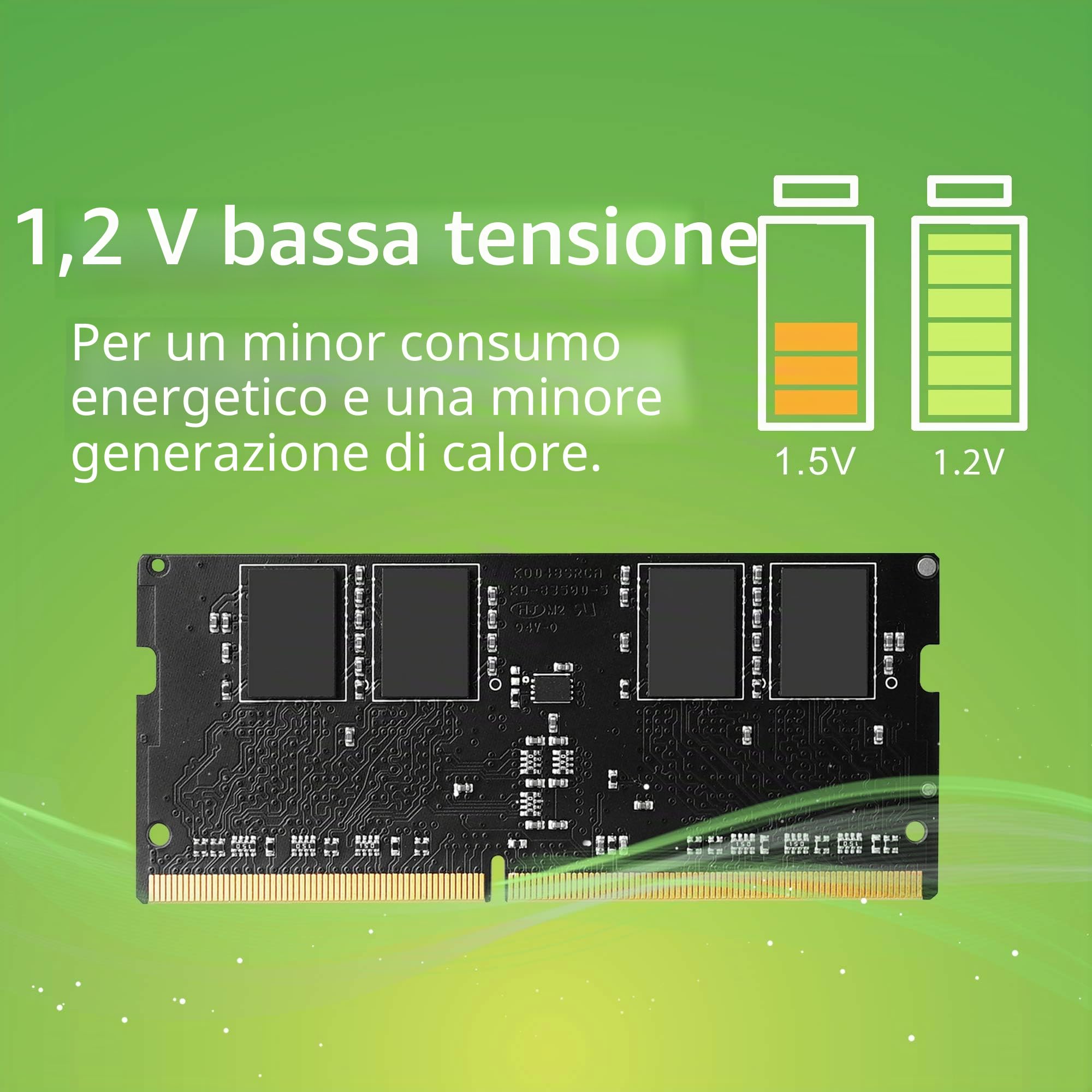 Silicon Power - Memoria DDR4 da 8 GB, 2666 MHz, 260 Pin, CL19, 1,2