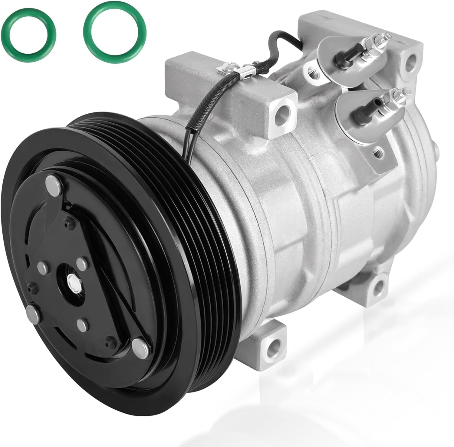 HYR AC Compressor with Clutch Fit for Honda Accord 2003-2007, Pilot 2005-2008, Odyssey 2005-2007, Ridgeline 2006-2008 & Acura MDX TL 2003-2008, # 38810RCAA01,CO 10736C Air Conditioning Compressor