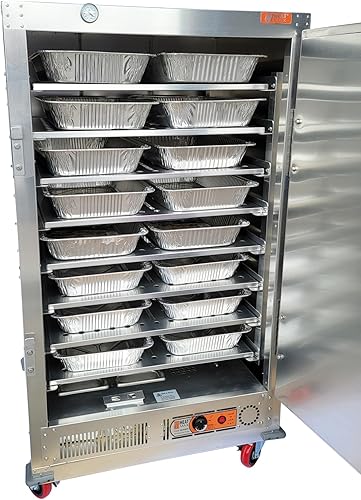 Miniatura 6 de HeatMax 322758 - Armario grande para 16 sartenes de tamaño completo, para iglesias, escuelas, instituciones, fabricado en Estados Unidos con