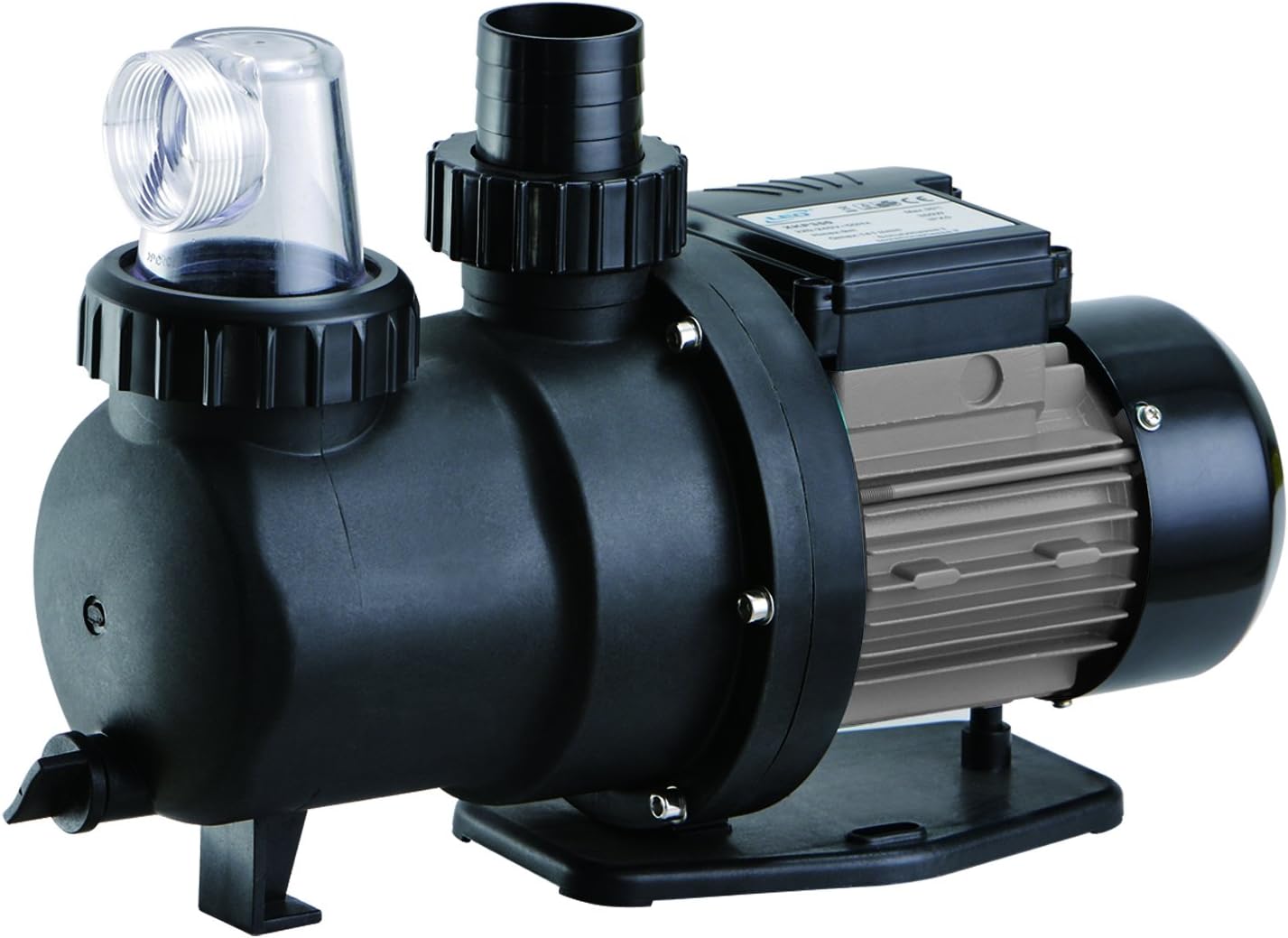 NE4523 Prime Above Ground Pool Pump, 2300 GPH/0.75HP, Black