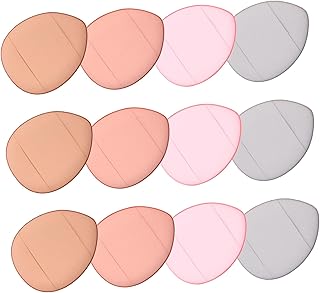 12 esponjas de maquillaje para dedos, polvo d...