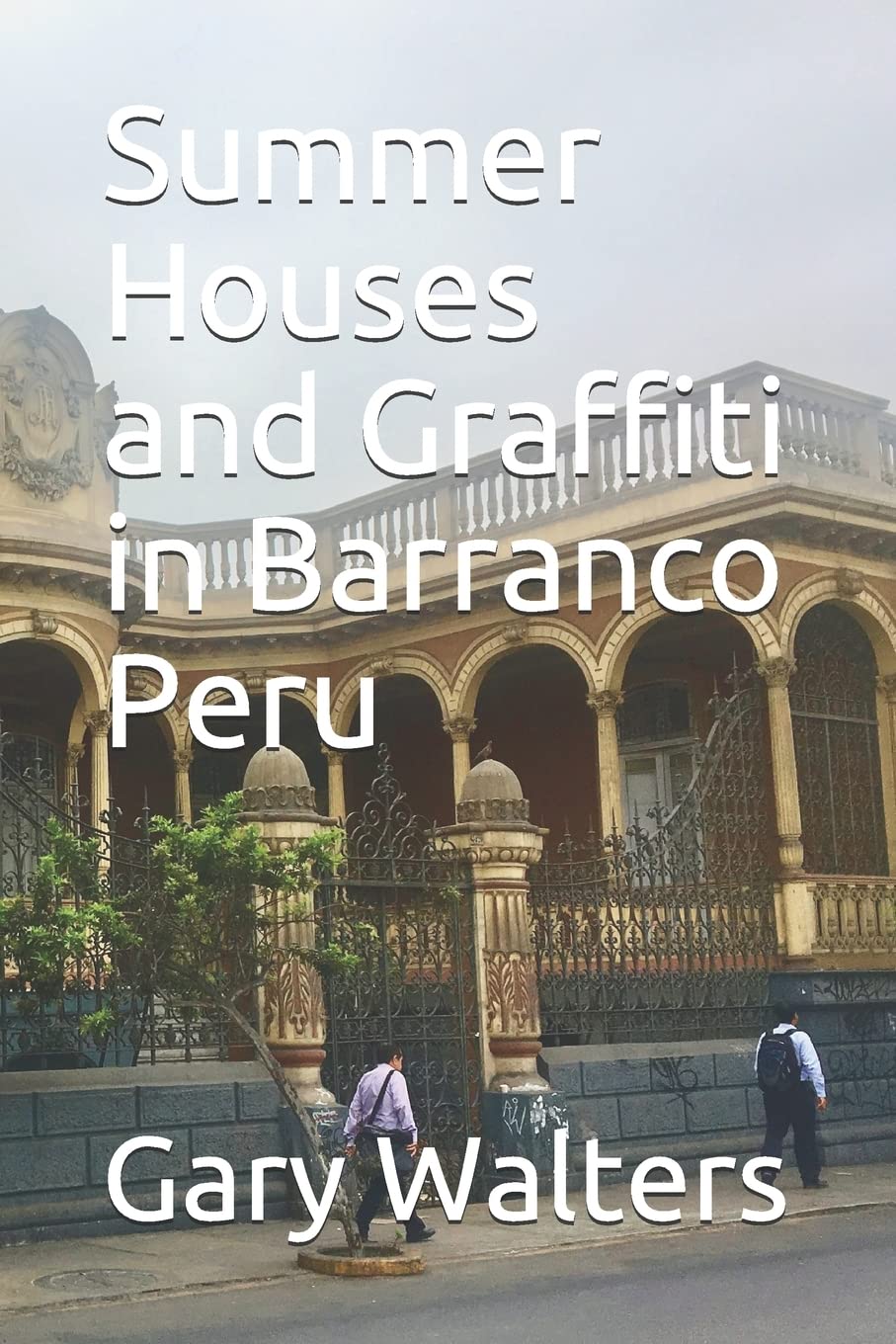 Graffiti in Barranco Peru : affiche d'art urbain aux couleurs d'été