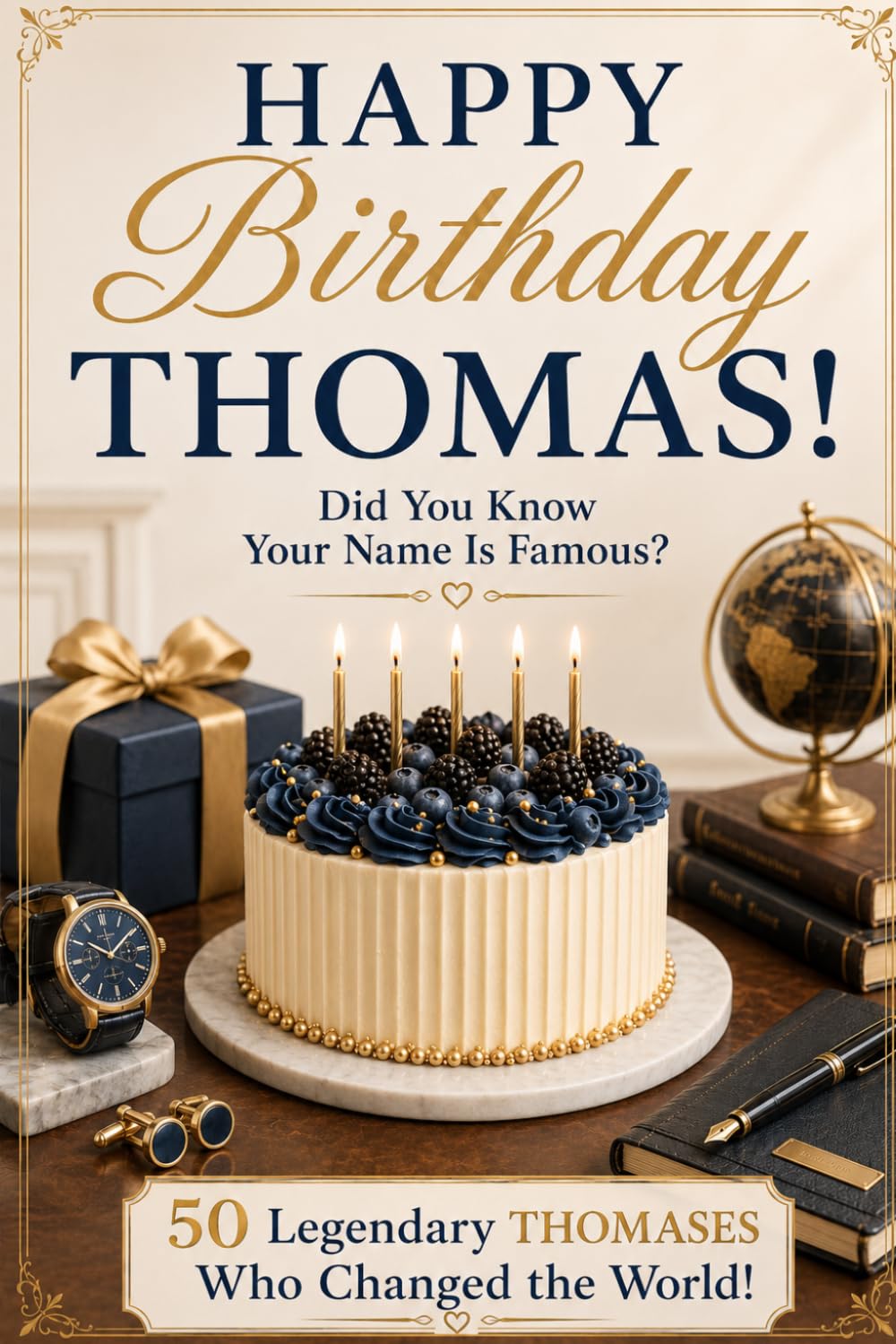 Happy Birthday, THOMAS! Did You Know Your Name Is Famous?: 50 Legendary Thomases Who Changed the World!