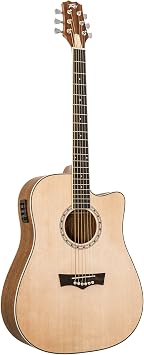 Peavey Delta WoodsTM DW-2 CETM Solid Top Cutaway Acoustic-Electric Guitar with Electronics and Case