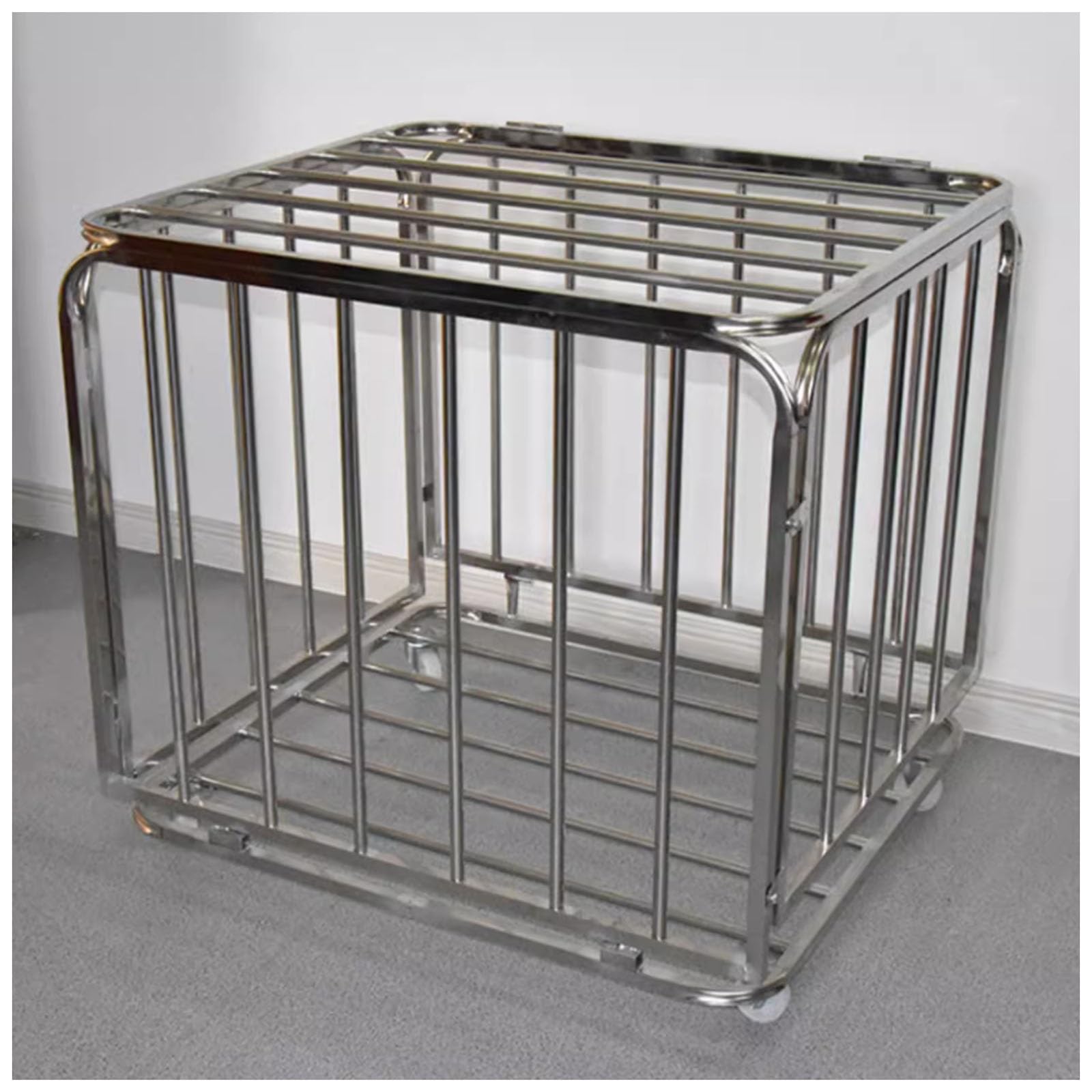 Stabilny stojak do przechowywania koszykówki z pokrywką, regulowany stojak do piłki nożnej i koszykówki, stalowy stojak (B89 x 79,5 x 75,5 cm)