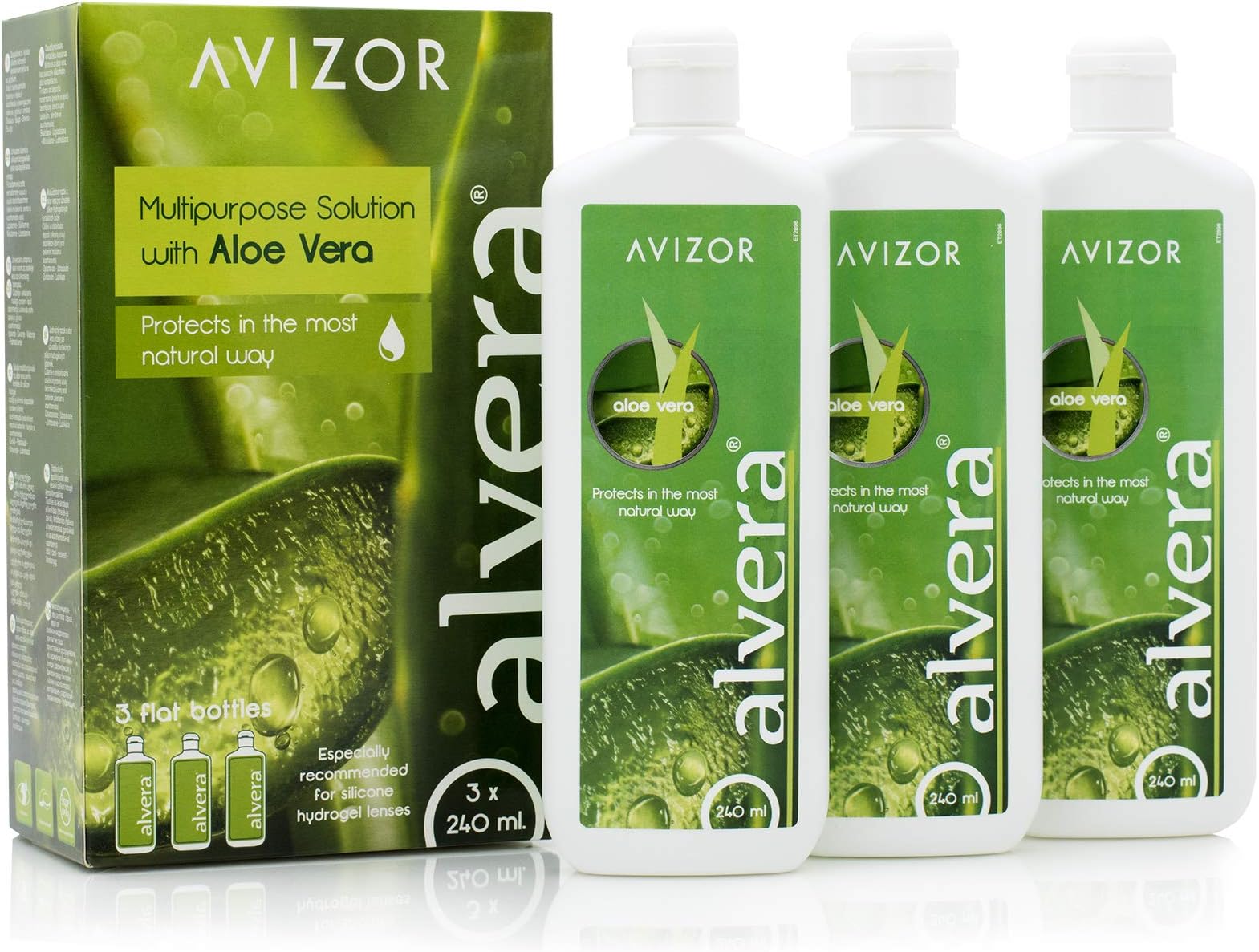 Avizor Liquid Lenses - Pack of 1 3 x 240 ml
