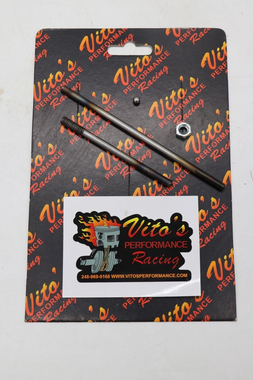 Vito's clutch PUSH RODS + BALL adjuster screw fits Yamaha Blaster 1988-2006