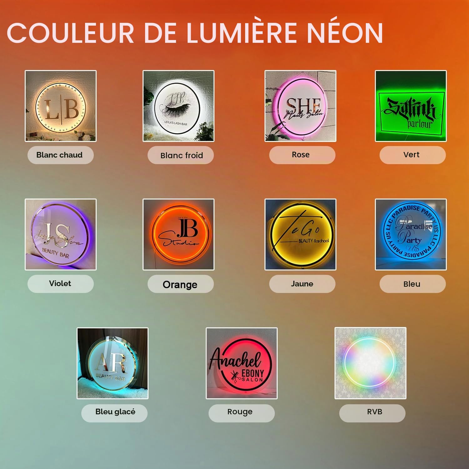 Enseigne Au Néon Personnalisée Avec Logo, Décoration Murale Lumineuse Pour Bar Magasin