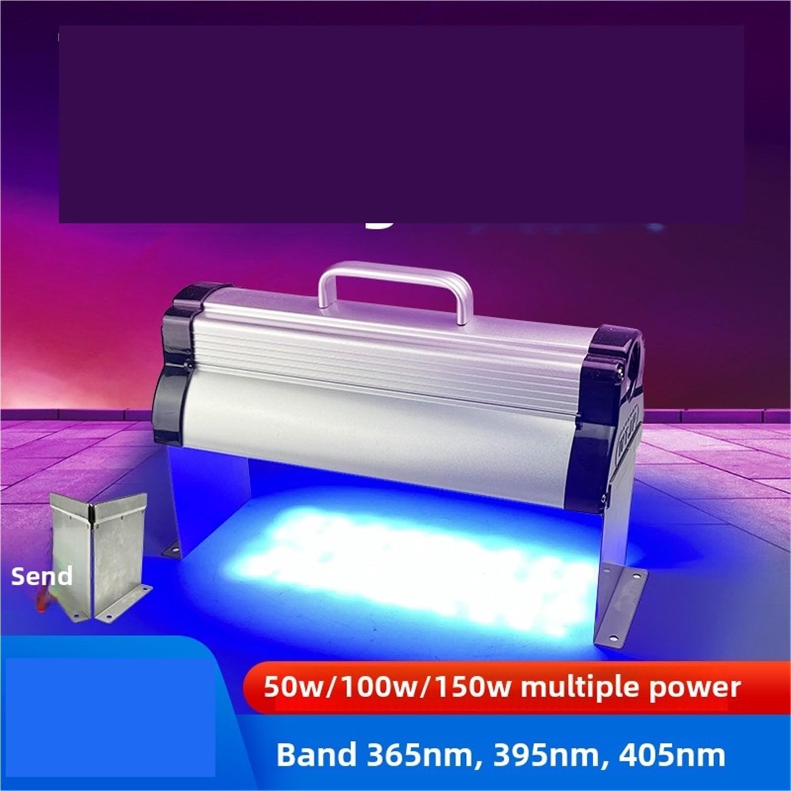 Lampada uv resina, Penna UV ad alta potenza for incollare schermi di smartphone stampati in 3D con colla UV e olio verde(395nm)