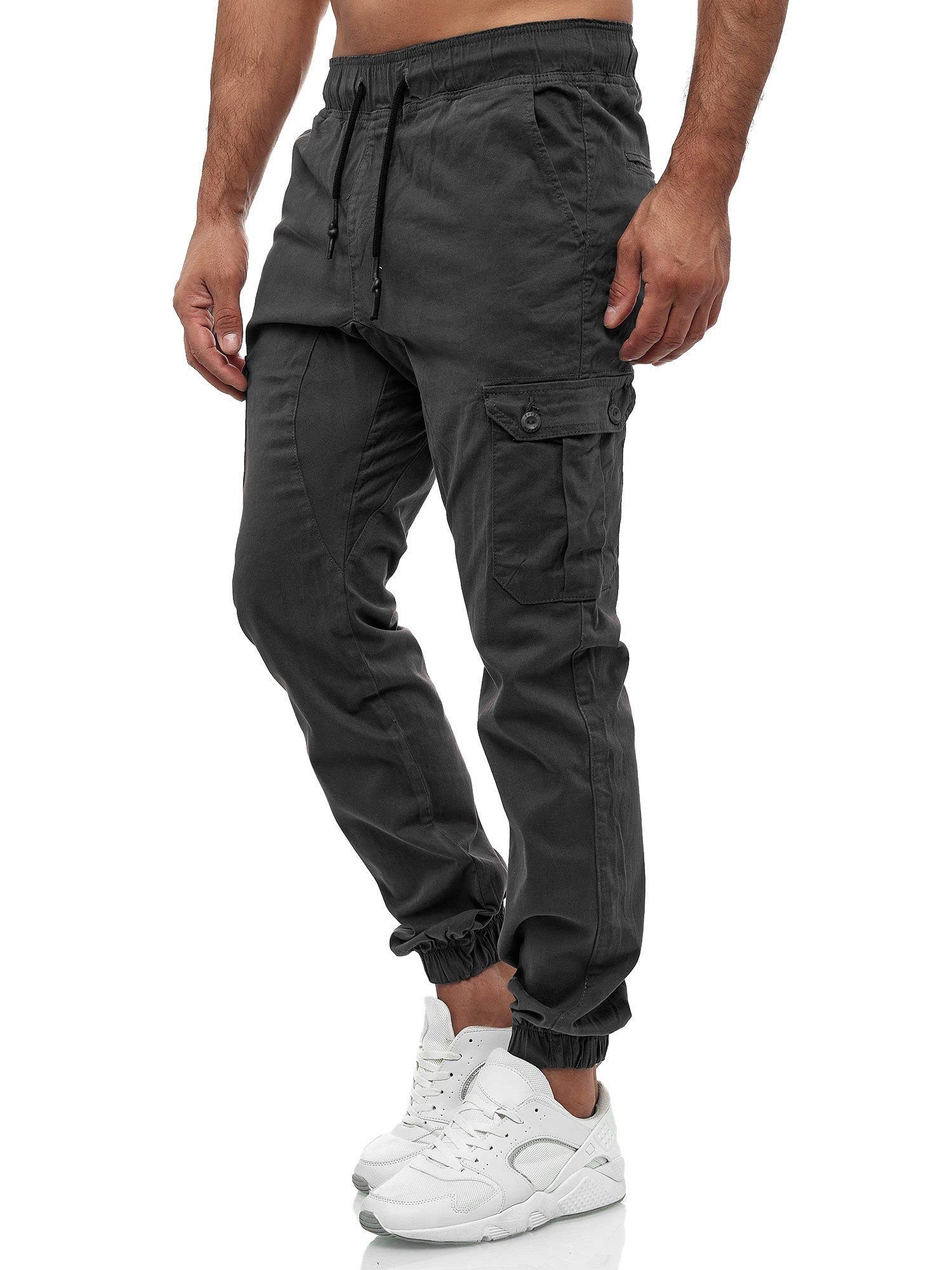 Tazzio Cargohose Herren Cargo Hose Jogger Chino Regular Fit Jeans 16610