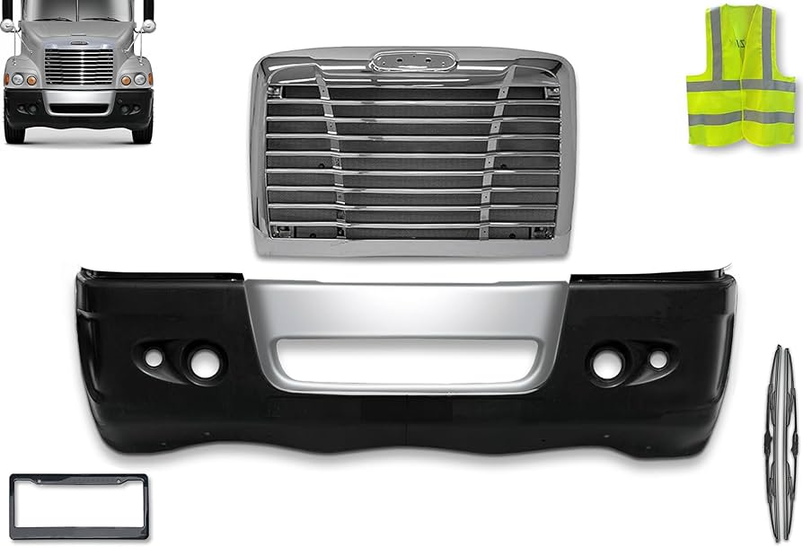 Amazon.com: KOZAK Front Bumper - Front Center Chrome & End