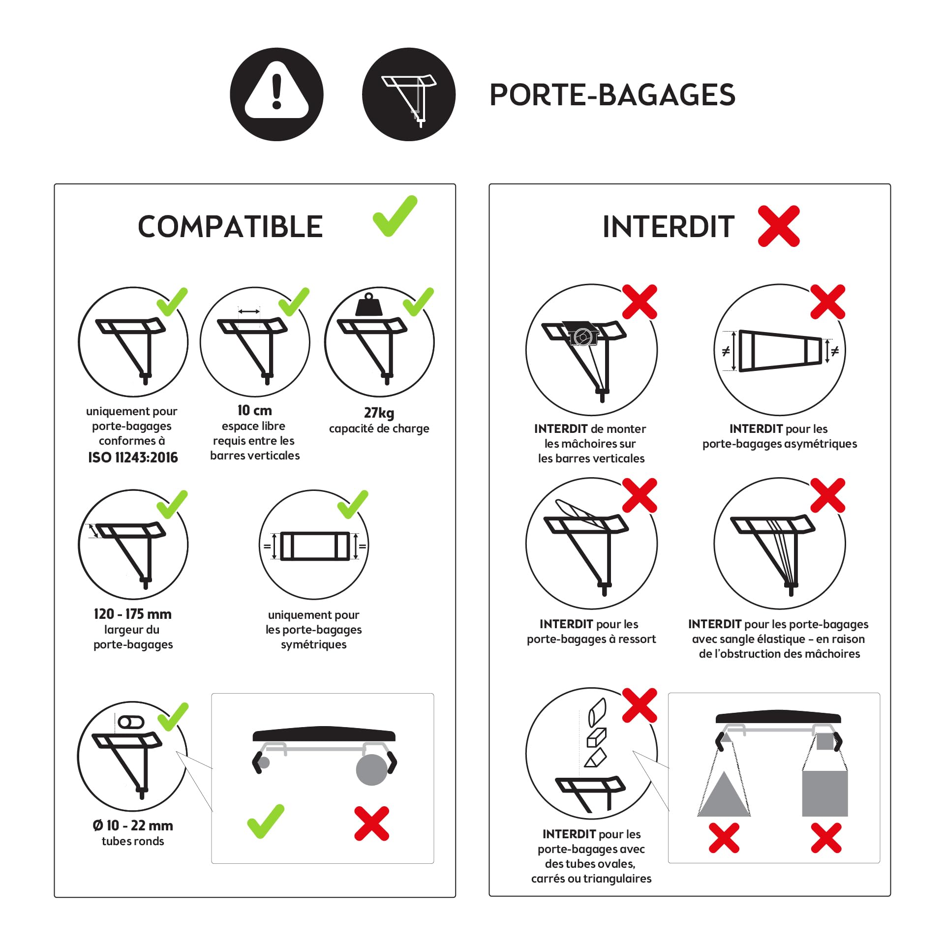 BOBIKE 8012100020 - Siège arrière One Maxi avec système E-BD pour vélo avec Roues de 26” à 29” adapté aux Enfants pesant jusqu'à 22 kg avec Fixation sur Le Porte-Bagages en Couleur Marron Chocolat