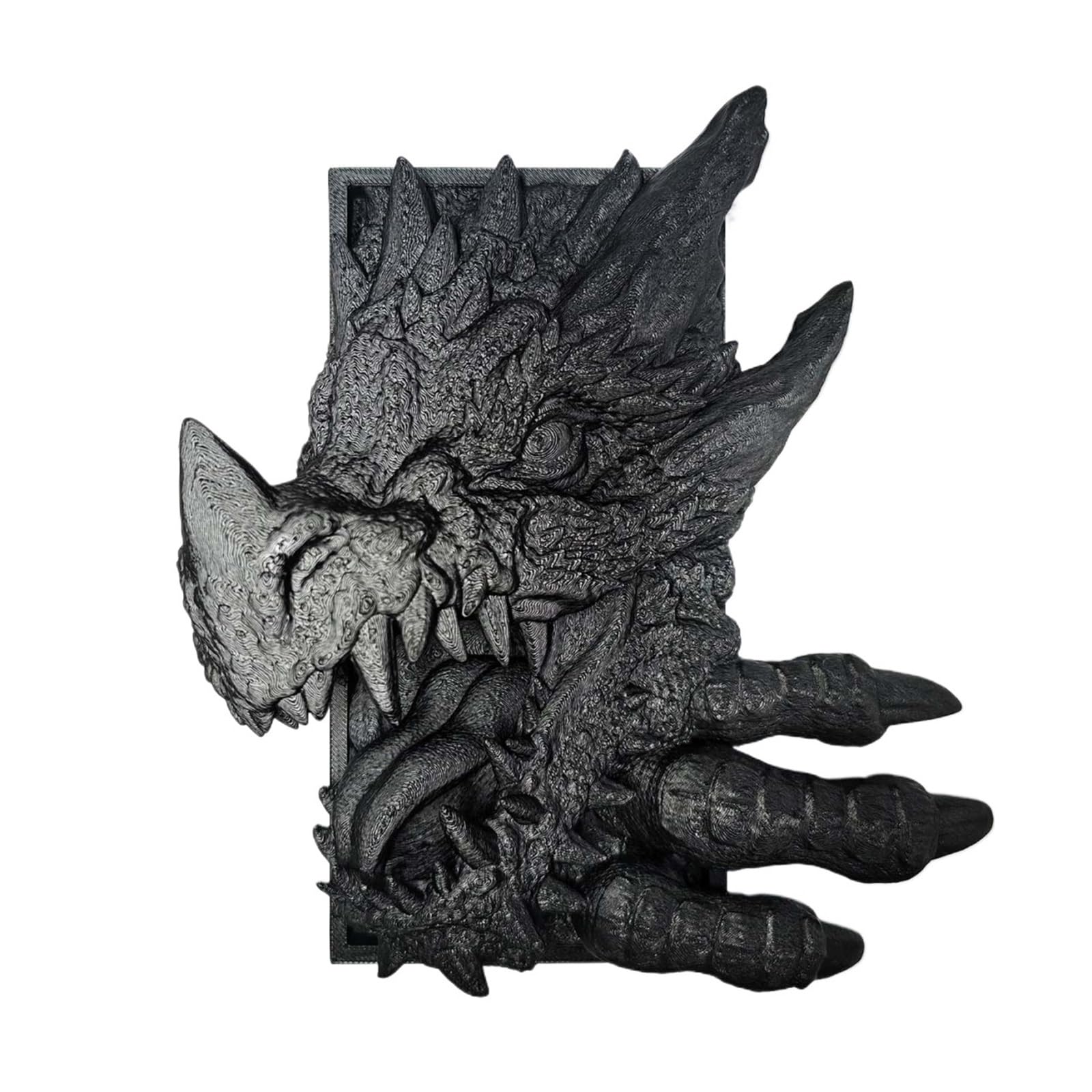 Dragon Book Corner, 3D Printed Fantasy Bookshelf Decor And Bookends for Organizing books(Color 3)