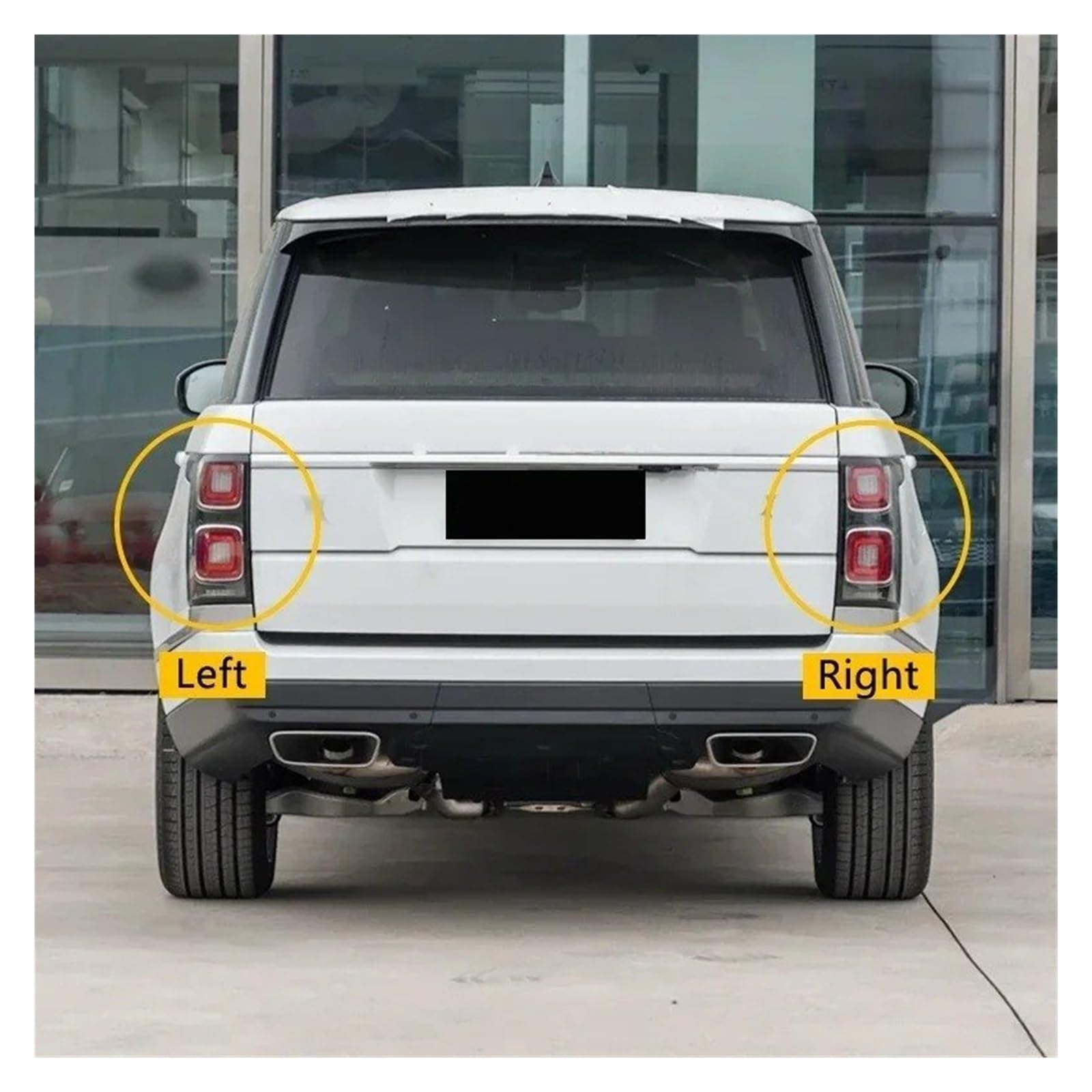 Fari anteriori Copertura Fanale Posteriore, Guscio Fanale Posteriore Copertura Fanali Posteriori Per Land Per Rover Per Range Per Rover Executive Edition 2018-2022(Destra)