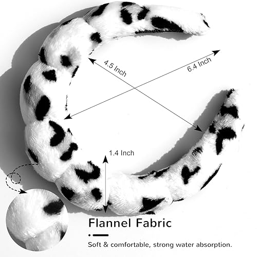 Miniatura 2 de Diademas de spa para lavar la cara o el rostro, diadema de maquillaje, diademas para el cuidado de la piel, diadema de tela de rizo, diadema de