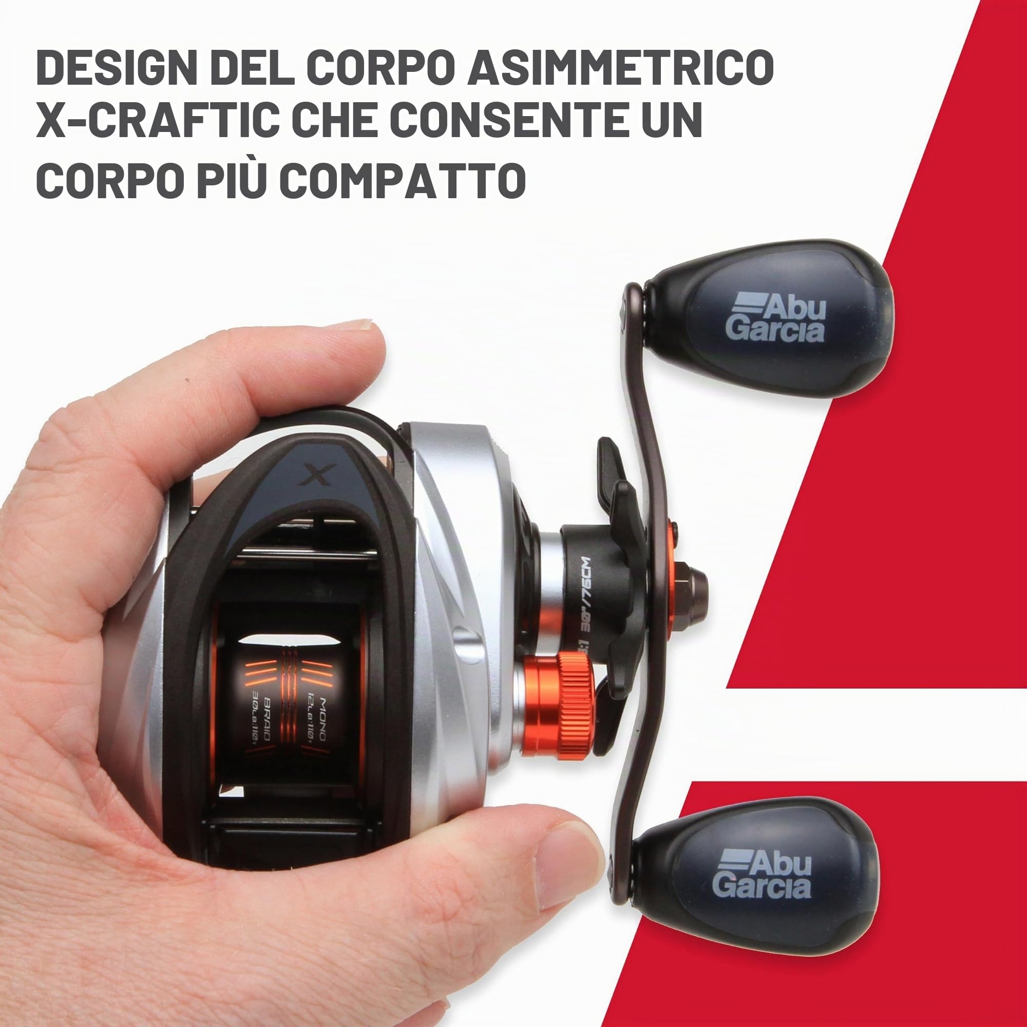 Abu Garcia Revo X - Mulinello da pesca a basso profilo