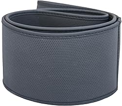 Simoni Racing Steering Wheel Cover Soft Skin Black Eco Leather 35-37 cm