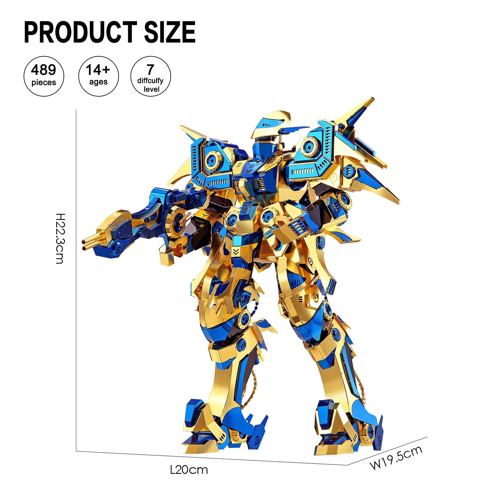 Amazon.com: Piececool 3D Metal Puzzles for Adults Mecha Model Kits