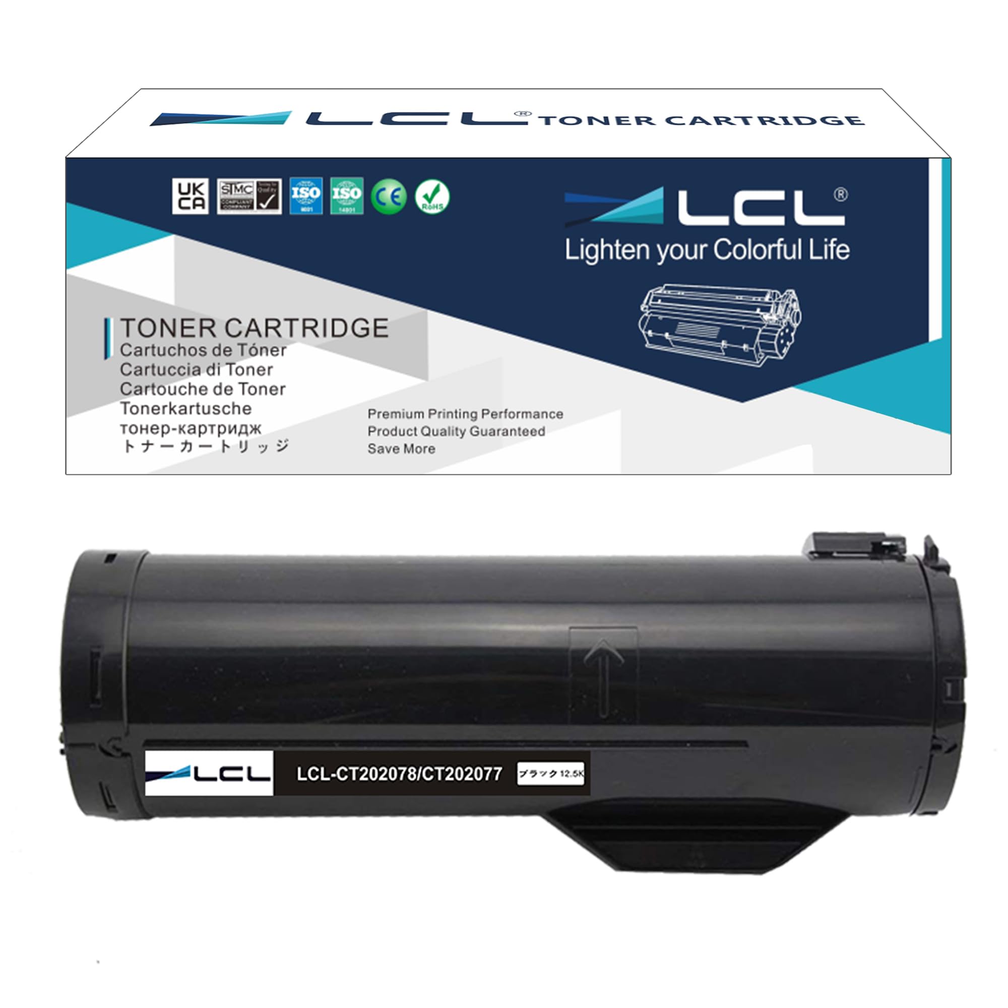 Amazon.co.jp: LCL Xerox用 富士ゼロックス用 CT202078 CT202077 12500 