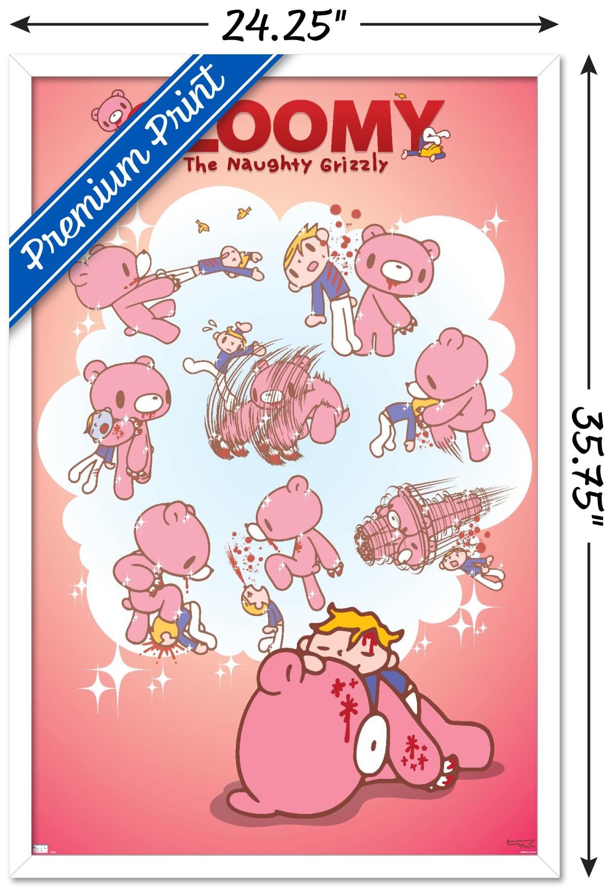 Amazon.com: Gloomy Bear - Dreaming Wall Poster, 34L
