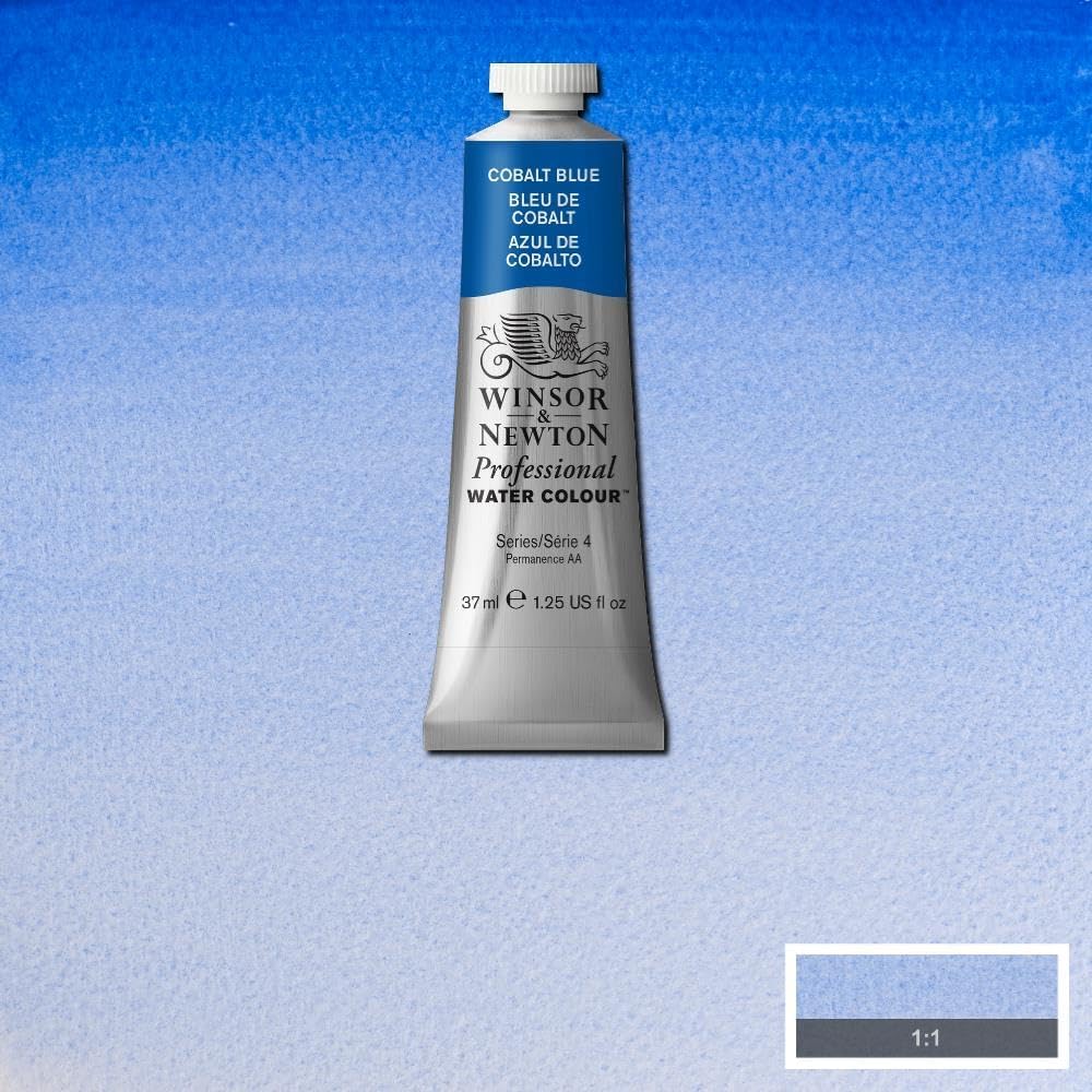 Winsor & Newton Professional Watercolor, 37ml (1.25-oz) Tube, Cobalt Blue