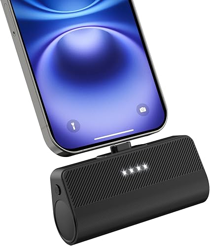 KKD Cargador portátil para iPhone 15/16, cargador de teléfono portátil USB-C de 5000 mAh con carga rápida de 15 W para iPhone 15 Pro/15 Plus/15