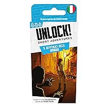 Asmodee – Unlock! Short Adventures, Il Risveglio della Mummia – Gioco da Tavolo con App, Escape Room, 1-6 Giocatori, 10+ Anni, Edizione in Italiano