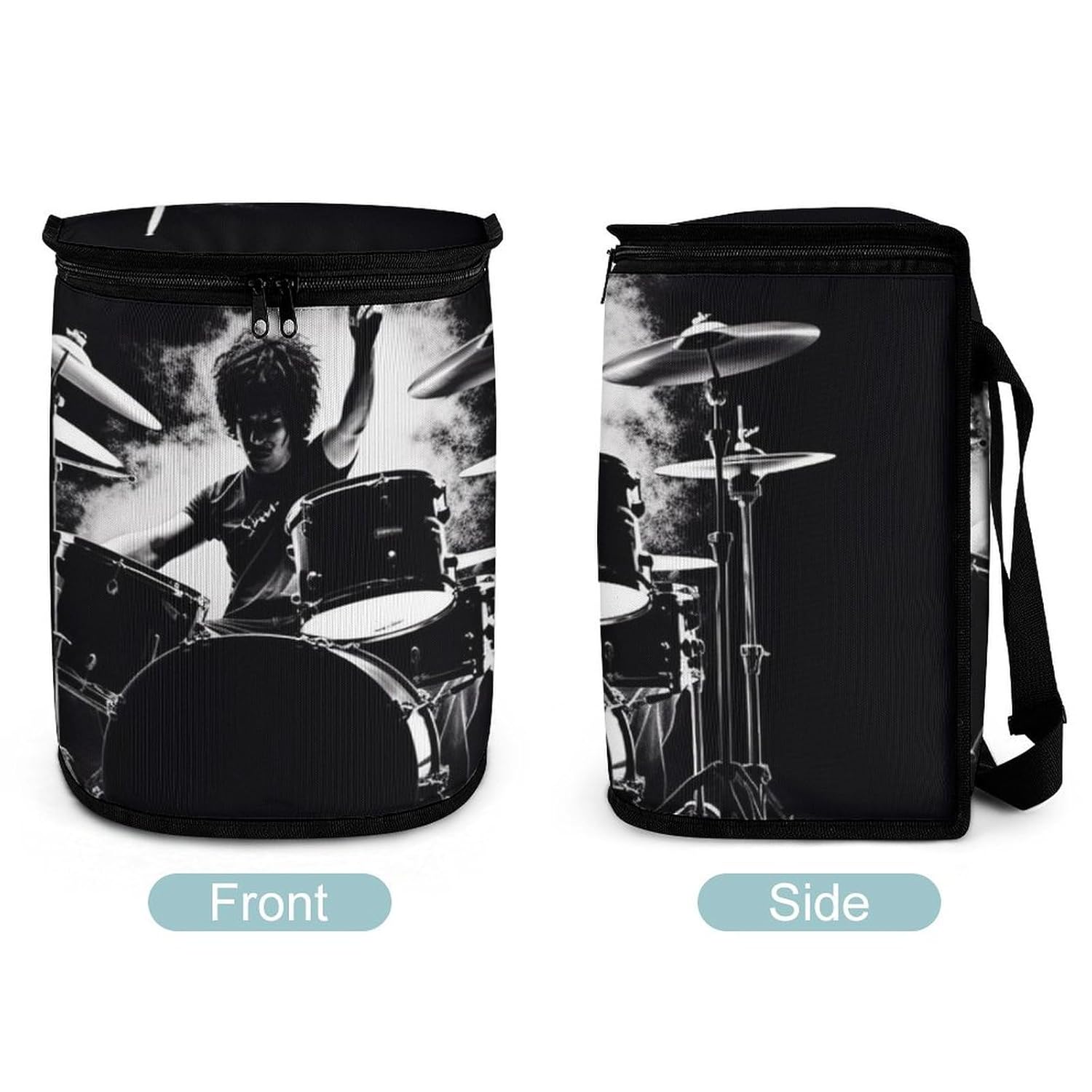Hanging Car Trash Bag Protable Trash Can Drummer Waterproof Garbage Bin for Car