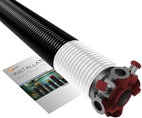 Muelles de torsión para puerta de garaje 218x1.75x26  para el lado izquierdo de la puerta de garaje  Fijar y reparar la puerta de garaje de 7 u 8