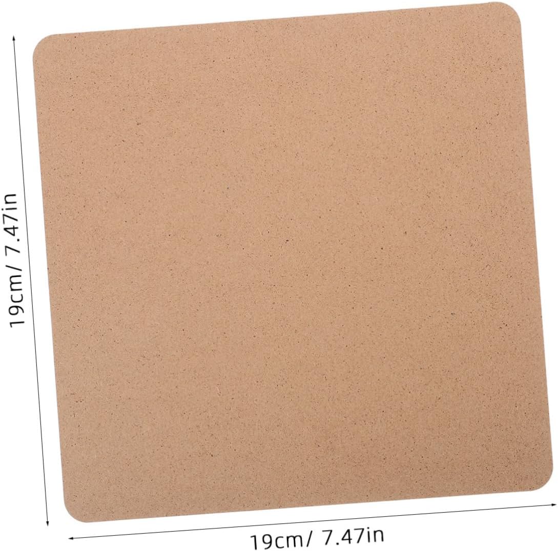 10pcs Blank Wood Clay Board for Pottery Crafting Multi-use Wedging Board for Projects for Clay Painting Coloring Activities Lightweight Sturdy Design