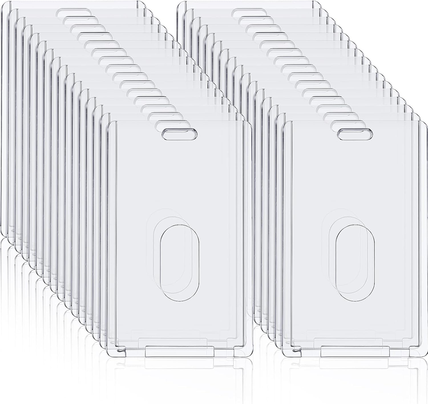 Acrylic Card Holders Clear ID Card Holders Heavy Duty Card